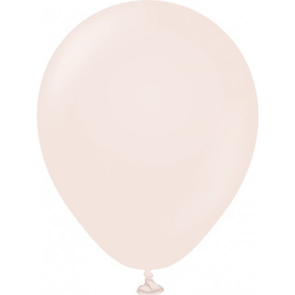 Mini-Luftballons einfarbig - Premium 13 cm - Pink Blush
