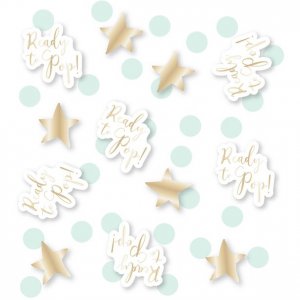 Konfetti - Bereit zum Knallen - Mint/Gold Konfetti - Bereit zum Knallen - Mint/Gold