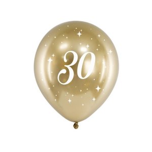Ballons Gold 30 Jahre Ballons Gold 30 Jahre