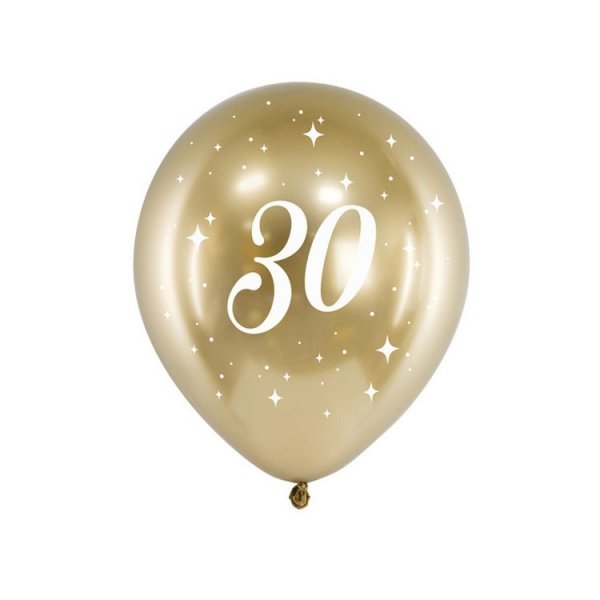 Ballons Gold 30 Jahre Ballons Gold 30 Jahre