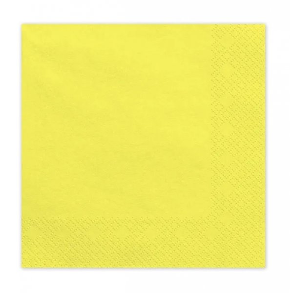 Servietten - Gelb - 20er-Pack