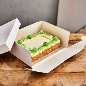 Kuchenschachtel - Weiß, länglich - 40x30x15 cm Kuchenschachtel - Weiß, länglich - 40x30x15 cm
