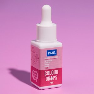 PME Colour Drops - Lebensmittelfarbe auf Ölbasis - Rosa - 20 ml PME Colour Drops - Lebensmittelfarbe auf Ölbasis - Rosa - 20 ml