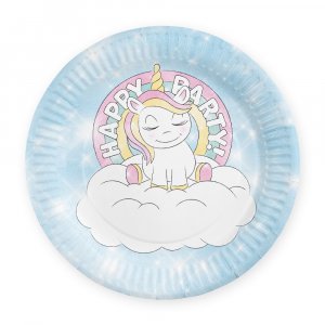 Pappteller - Happy Party Unicorn - 8er-Pack Pappteller - Happy Party Unicorn - 8er-Pack