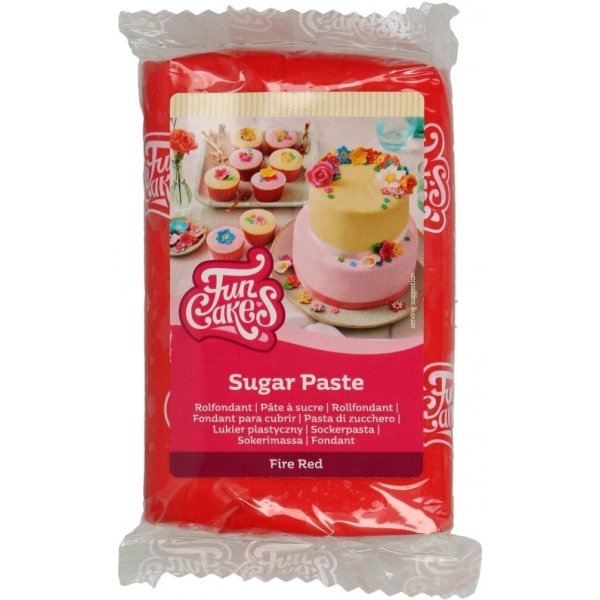 Zuckerpaste - Feuerrot - 250 Gramm Zuckerpaste - Feuerrot - 250 Gramm