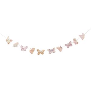 Girlanden-Schmetterlinge - Rosa - 1,5 m Girlanden-Schmetterlinge - Rosa - 1,5 m