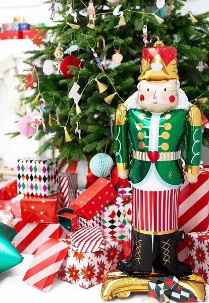 Geschenkverpackung - Weihnachtssterne Geschenkverpackung - Weihnachtssterne