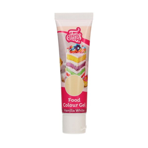 Geleefarbe - Vanilleweiß - Funcakes - 30 g Geleefarbe - Vanilleweiß - Funcakes - 30 g