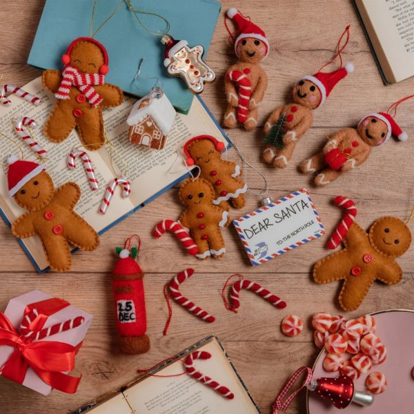 Weihnachtskugeln - Sass & Belle - 4er-Pack - Polka Pigs Weihnachtskugeln - Sass & Belle - 4er-Pack - Polka Pigs