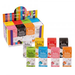 Set mit Gelfarben - 8 Farben - Decora - 8 x 15 g Set mit Gelfarben - 8 Farben - Decora - 8 x 15 g