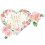 Folienballon - Herz - Floral Baby Folienballon - Herz - Floral Baby