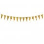 Mini-Flaggengirlande Gold Mini-Flaggengirlande Gold