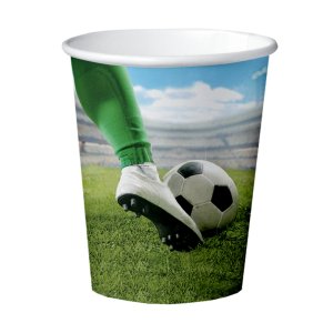 Pappbecher - Fu�ball - 8er-Packung