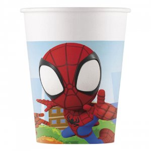 Spidey & seine Freunde Pappbecher - 200 ml - 8er-Packung