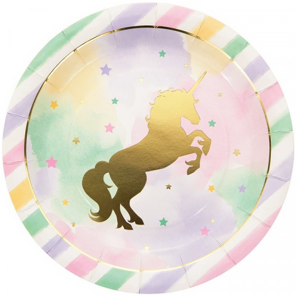 Pappteller - Unicorn Sparkle - 8er-Pack Pappteller - Unicorn Sparkle - 8er-Pack