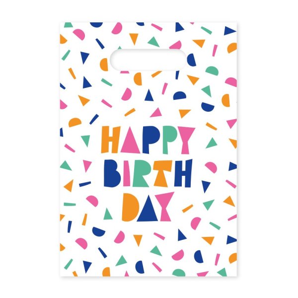 Partytüten - Alles Gute zum Geburtstag - 16 x 23 cm - 8er-Pack Partytüten - Alles Gute zum Geburtstag - 16 x 23 cm - 8er-Pack