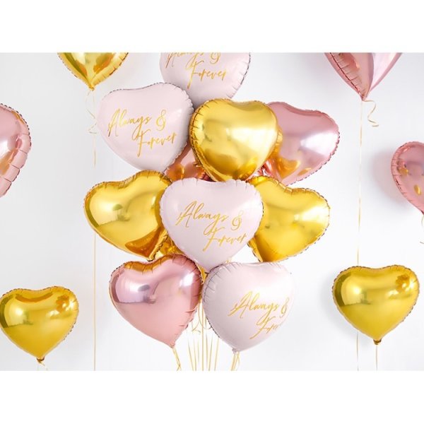 Folienballon - Herz - Roségold - 61 cm Folienballon - Herz - Roségold - 61 cm