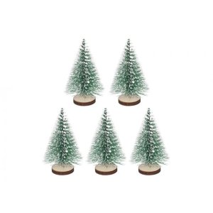 Weihnachtsmann-Accessoires - Tannenbäume - Frostig - 5er-Pack - 7 cm Weihnachtsmann-Accessoires - Tannenbäume - Frostig - 5er-Pack - 7 cm