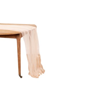 Tischläufer aus Stoff - Puderrosa - 1,60 x 4 m Tischläufer aus Stoff - Puderrosa - 1,60 x 4 m