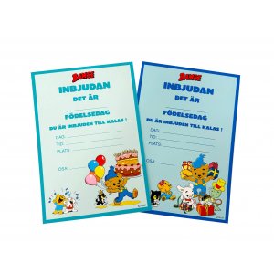 Einladungskarten 10,5x14,8cm - 8 Stück + Umschläge - Bamse Kalas Einladungskarten 10,5x14,8cm - 8 Stück + Umschläge - Bamse Kalas