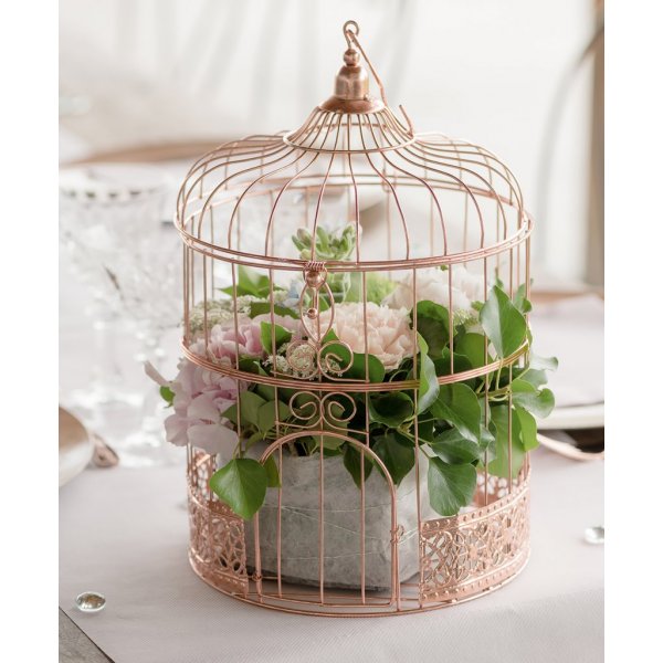 Vogelkfig - Rosgold