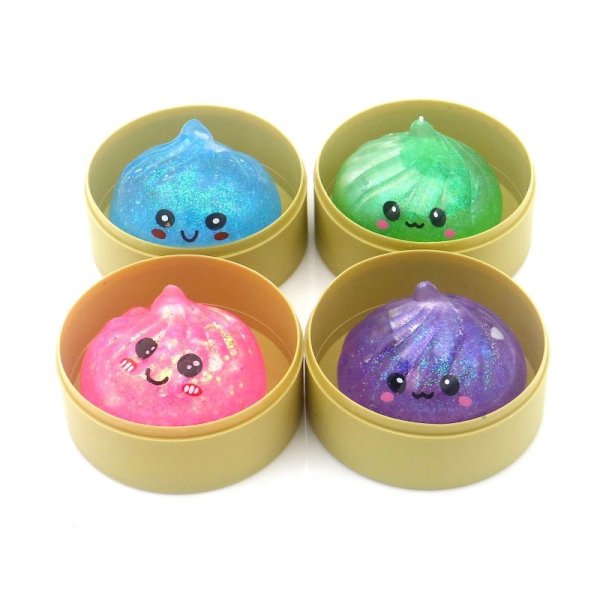 Squishy Dumpling - Glitzer - 5 cm - 1 Stück Squishy Dumpling - Glitzer - 5 cm - 1 Stück