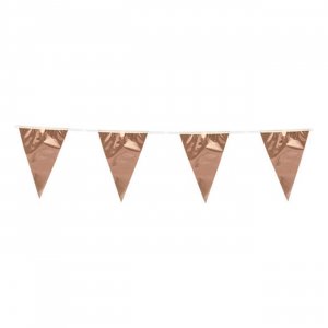 Wimpelgirlande - Roségold - 10 m Wimpelgirlande - Roségold - 10 m