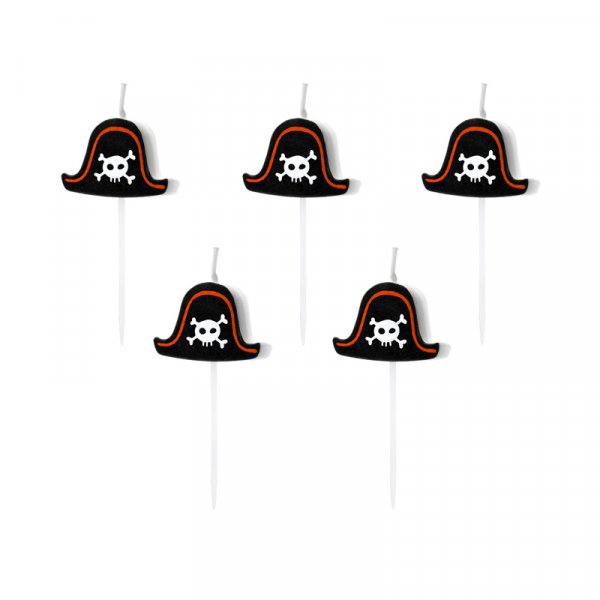 Kuchenkerzen - Hey Pirate - 5er-Pack Kuchenkerzen - Hey Pirate - 5er-Pack