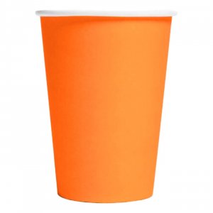 Pappbecher - Orange - 8er-Pack Pappbecher - Orange - 8er-Pack
