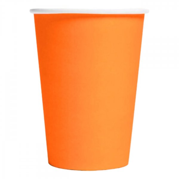 Pappbecher - Orange - 8er-Pack Pappbecher - Orange - 8er-Pack