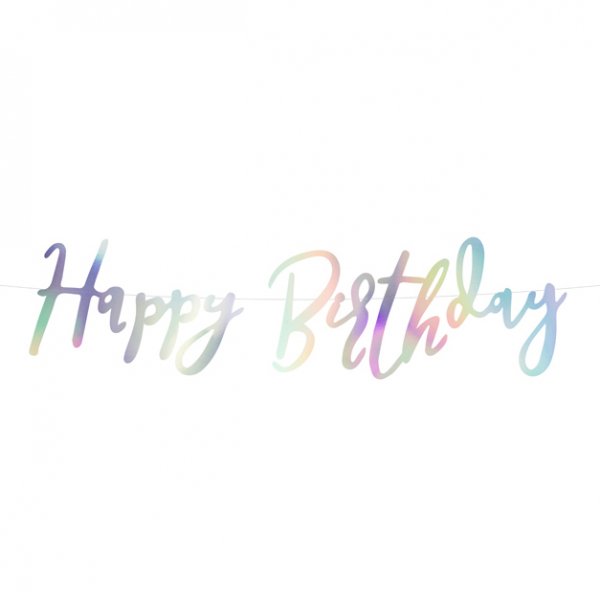 Hintergrund - Alles Gute zum Geburtstag - schillernd
