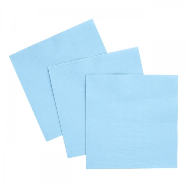 Servietten - Hellblau - 33 x 33 cm - 20er-Packung Servietten - Hellblau - 33 x 33 cm - 20er-Packung