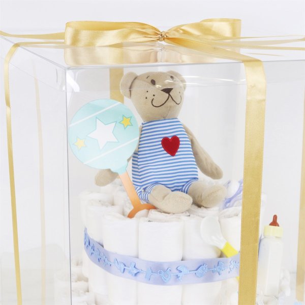 Kuchenkarton - Transparent - Extra hoch - 30 x 30 x 38 cm Kuchenkarton - Transparent - Extra hoch - 30 x 30 x 38 cm