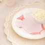 Servietten - Babybody - Rosa/Gold - 10er-Packung