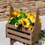 Künstlicher Blumenstrauß - Blumen - 30 cm Künstlicher Blumenstrauß - Blumen - 30 cm