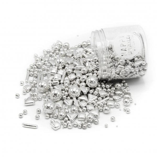 Streuselmischung - Happy Sprinkles - Silver Explosion - 190 g Streuselmischung - Happy Sprinkles - Silver Explosion - 190 g