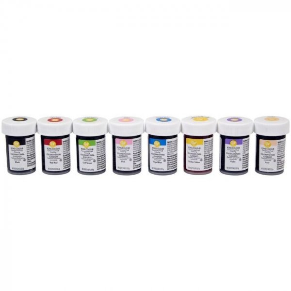 Set mit Gelfarben - 8 Farben - Decora - 8 x 15 g Set mit Gelfarben - 8 Farben - Decora - 8 x 15 g