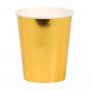 Pappbecher - Gold - 8er-Pack