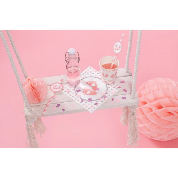 Konfetti - Babyfüße - Rosa Konfetti - Babyfüße - Rosa