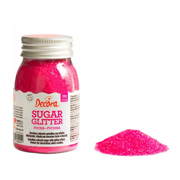 Funkelnde Zuckerkristalle - Rosa
