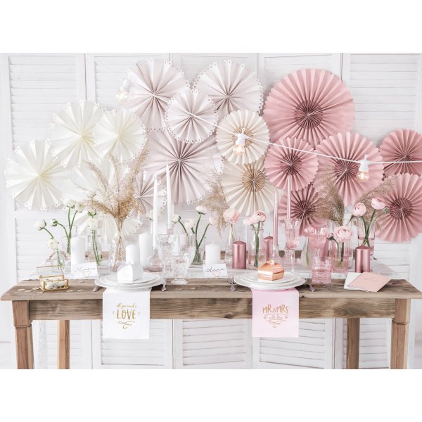 Kartenetui - Herzen - Ros�gold - 10er-Pack