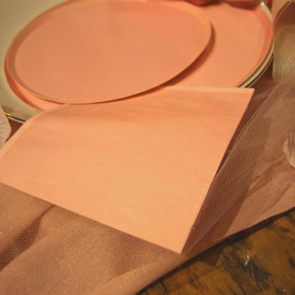 Kaffeeservietten - Puderrosa - 15er-Packung Kaffeeservietten - Puderrosa - 15er-Packung