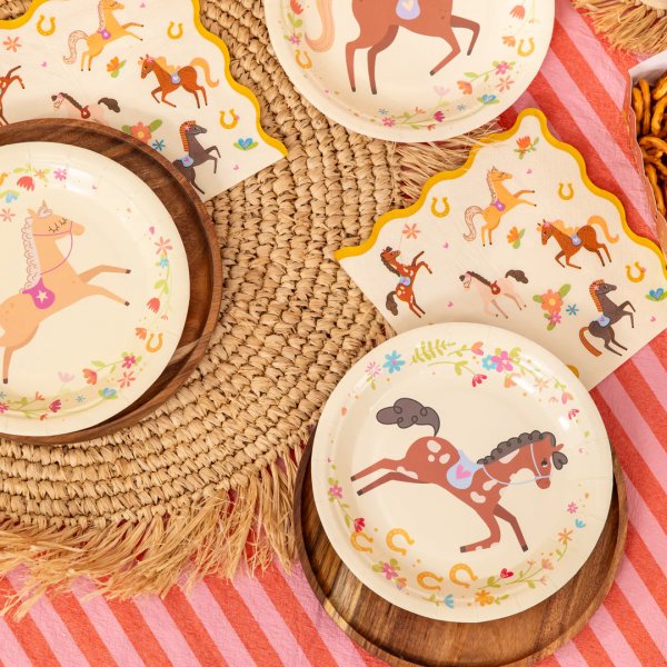 Pappteller - Pferdeparty - 6er-Pack Pappteller - Pferdeparty - 6er-Pack