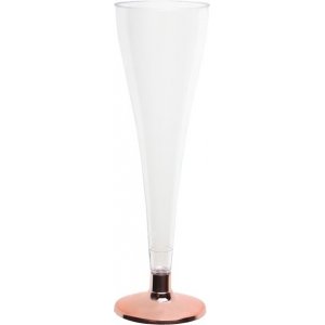 Champagnerglas - 6er-Pack - Klar/Roségold Champagnerglas - 6er-Pack - Klar/Roségold