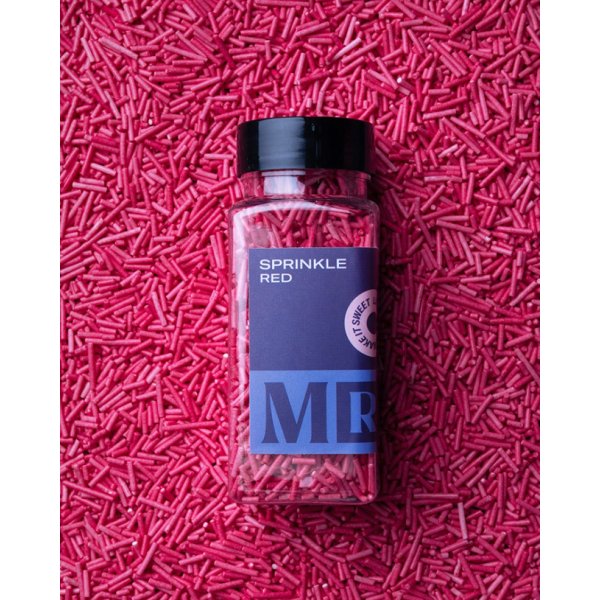 Mr. Cake Streuselstäbchen - Rot - 85 g Mr. Cake Streuselstäbchen - Rot - 85 g