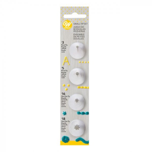 Wilton-Tll-Set - 4er-Pack - #3 #5 #16 #18