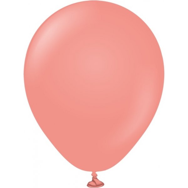 Mini-Luftballons einfarbig - Premium 13 cm - Koralle
