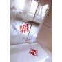 Gel-Fensteraufkleber blutige Hände - Rot Gel-Fensteraufkleber blutige Hände - Rot