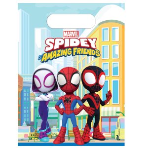 Partytüten/Angelstaubbeutel - Spidey & seine tollen Freunde - 6er-Pack Partytüten/Angelstaubbeutel - Spidey & seine tollen Freunde - 6er-Pack