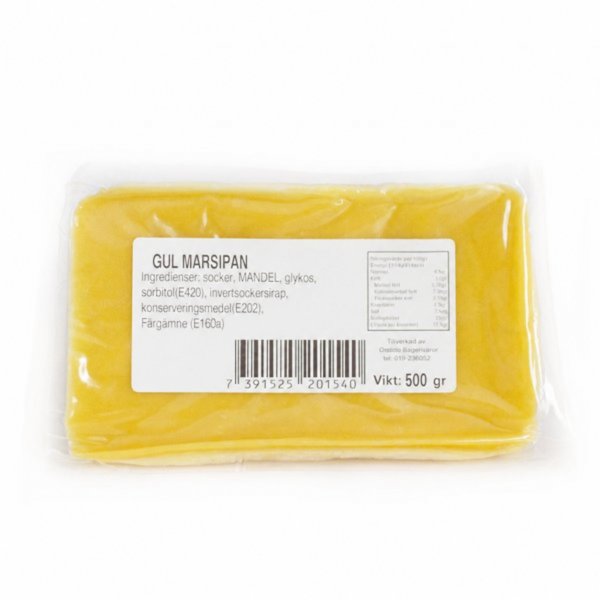 Marzipan Gelb - 500 g - Bäckerei Örebro Marzipan Gelb - 500 g - Bäckerei Örebro